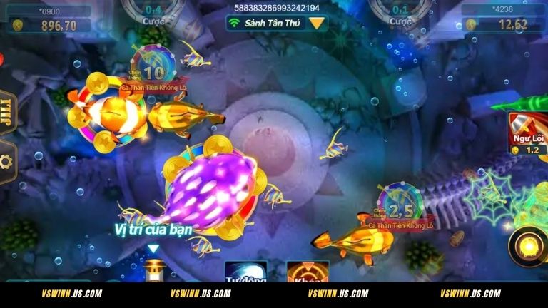 Đánh Cá Vui Vẻ tại VSWIN có nhiều điểm hấp dẫn người chơi