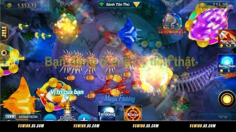 Kinh nghiệm chơi game Mega Fishing