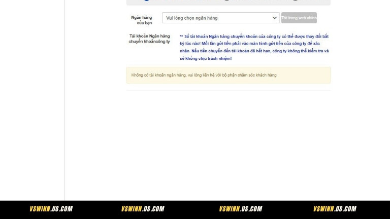 Nạp tiền VSWIN qua công ty gửi tiền – An toàn & siêu nhanh