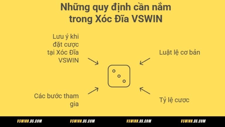 Những quy định cần nắm trong Xóc Đĩa VSWIN
