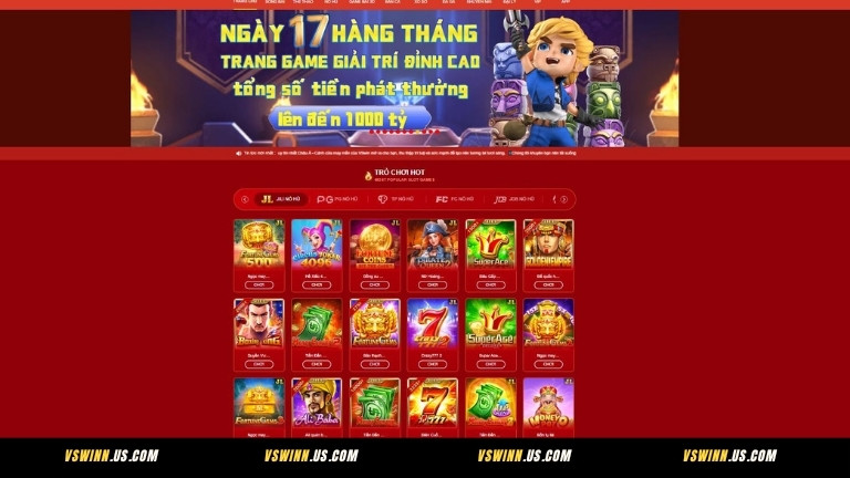 Tổng quan về nhà cái VSWIN