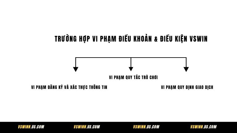 Trường hợp vi phạm điều khoản & điều kiện VSWIN