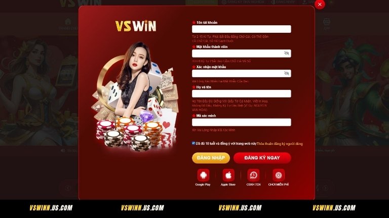 Từng bước đăng ký VSWIN dành cho người mới bắt đầu